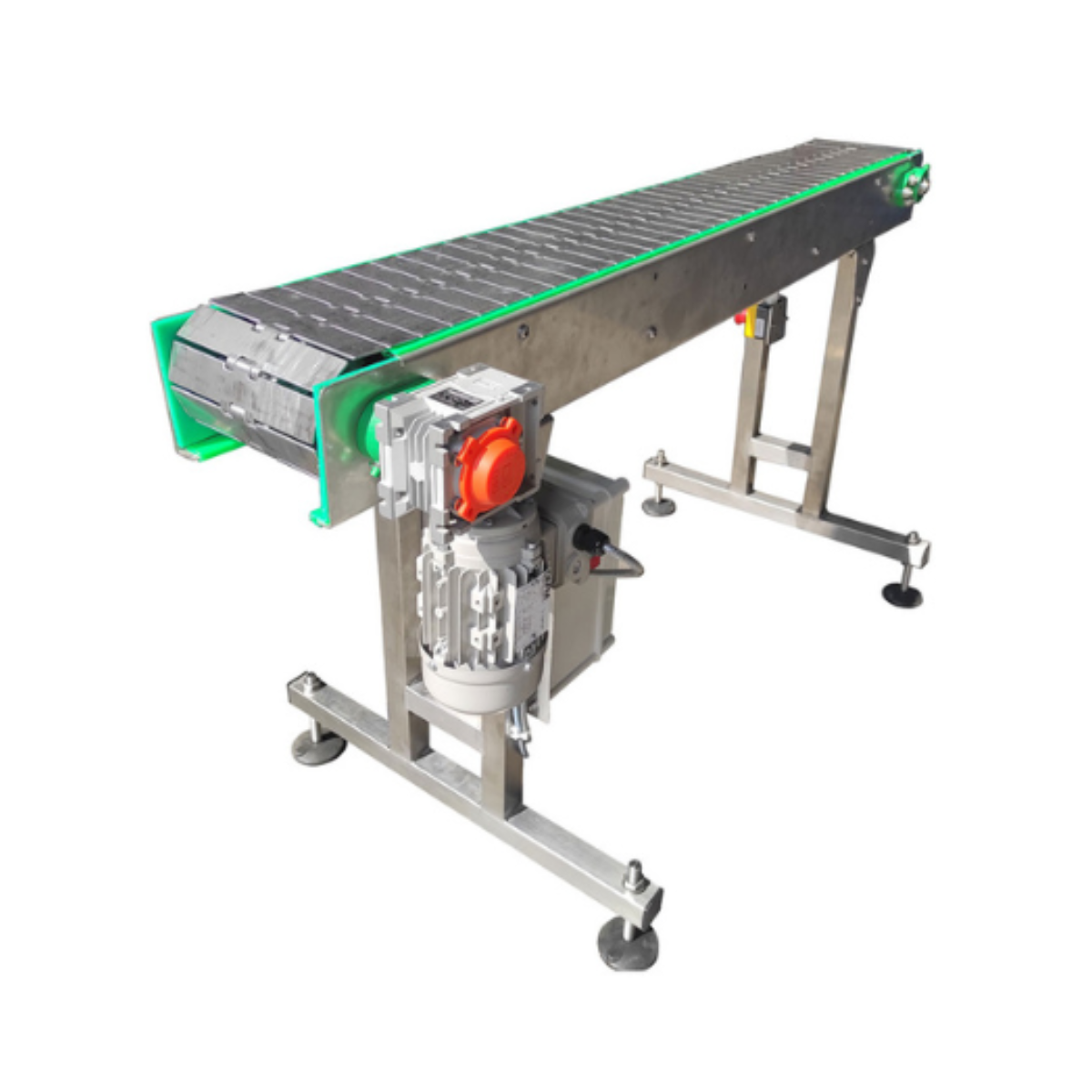 Mild Steel Chain Conveyor Belt System for Industrial Material Handling